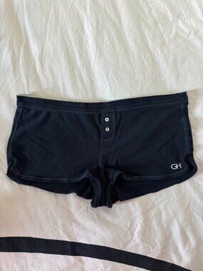 RARE Gilly Hicks Navy Sleep Shorts Lounge Shorts Sz L